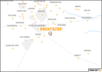 map of Pakhtazar