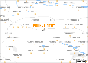 map of Pakhutintsy