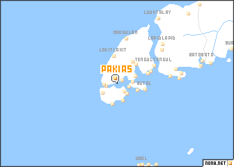 map of Pakias