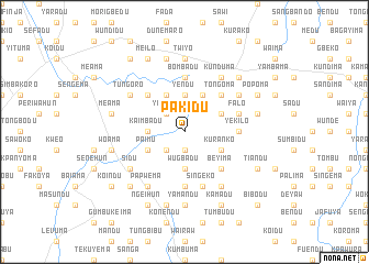 map of Pakidu