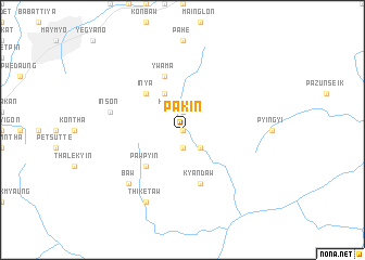 map of Pakin