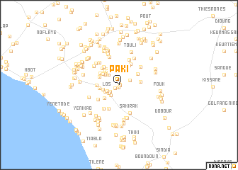 map of Pâki