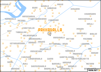 map of Pakka Dalla