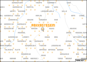 map of Pakka Gyegeri