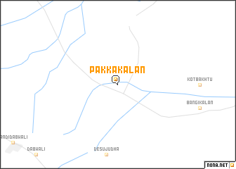 map of Pakka Kalān