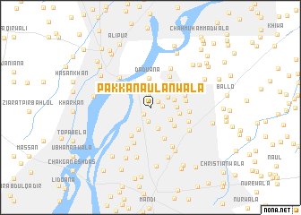 map of Pakka Naulānwāla