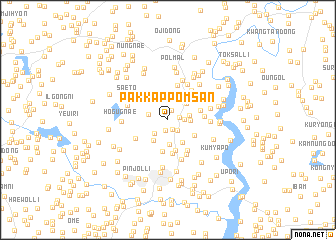 map of Pakkappŏmsan