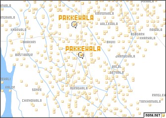 map of Pakkewāla