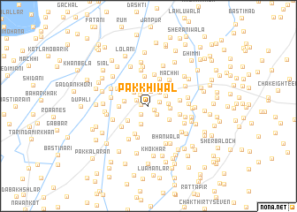 map of Pakkhīwāl