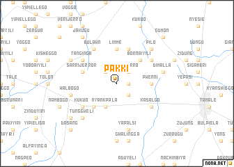 map of Pakki