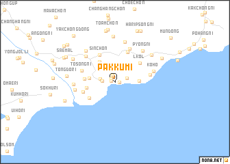 map of Pakkumi