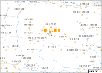 map of Paklenik