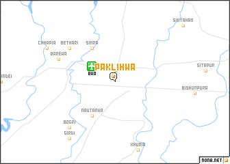 map of Paklihwa