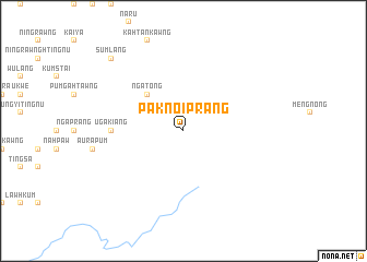 map of Paknoi-prang