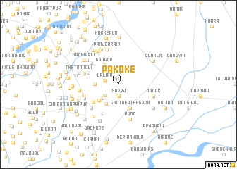 map of Pakoke