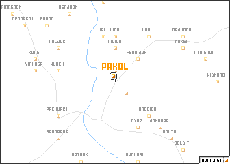 map of Pakol