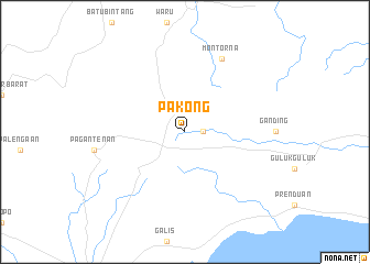 map of Pakong
