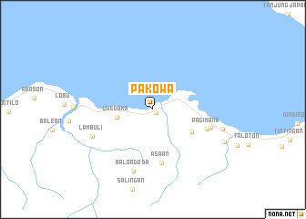 map of Pakowa