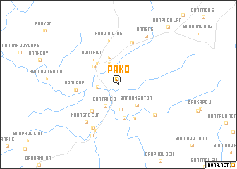 map of Pako