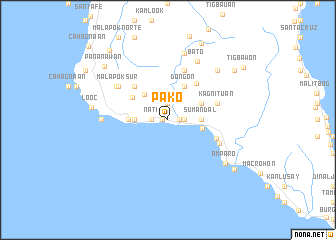 map of Pako