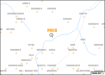 map of Pako