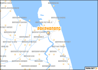 map of Pak Phanang