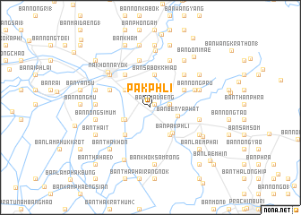 map of Pak Phli