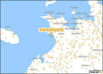 map of Paksan-dong