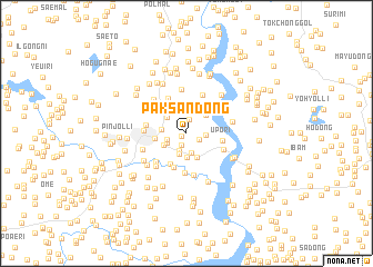 map of Paksan-dong