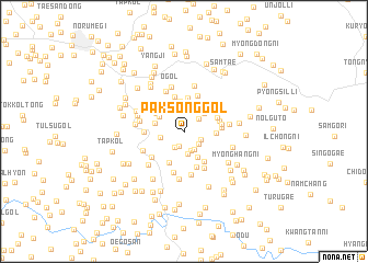 map of Paksŏng-gol