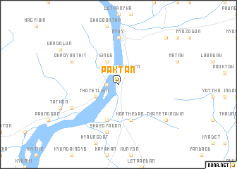 map of Paktan