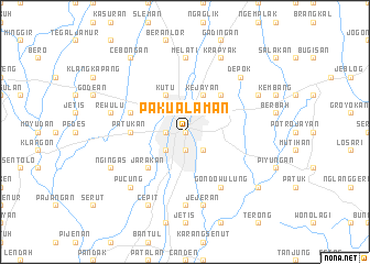 map of Pakualaman