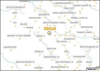 map of Pā Kūh