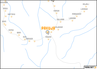 map of Pakuja