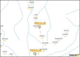 map of Pakuja