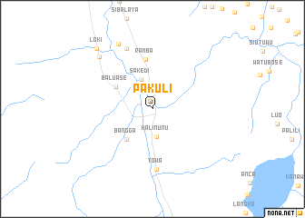 map of Pakuli