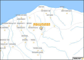 map of Pakuniran