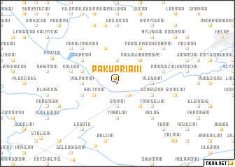 map of Pakupriai II