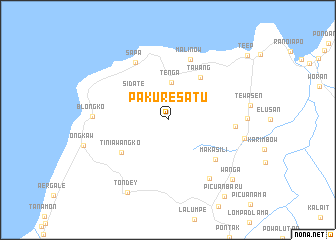 map of Pakure Satu