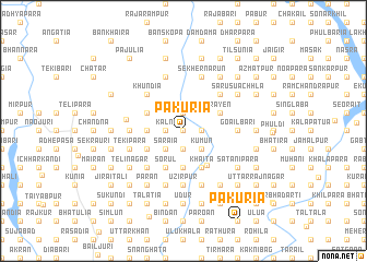 map of Pākuria