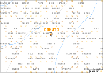 map of Pakuta