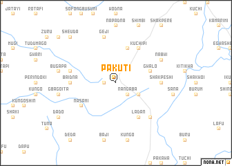 map of Pakuti