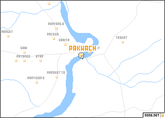 map of Pakwach