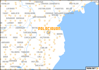 map of Palaciauan