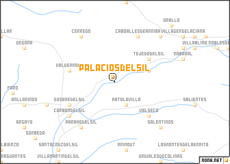 map of Palacios del Sil