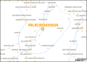 map of Palacios de Rueda