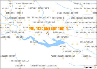 map of Palacios de Sanabria