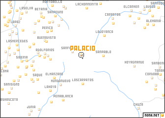 map of Palacio