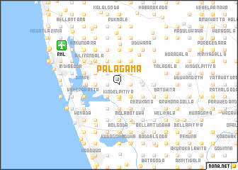 map of Palagama