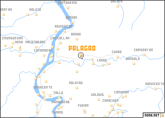 map of Palagao